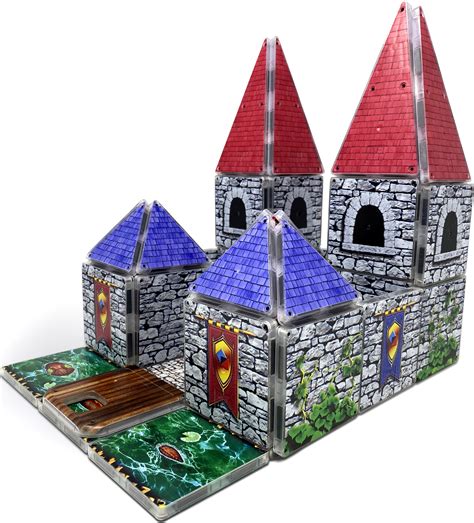 magna tiles castle